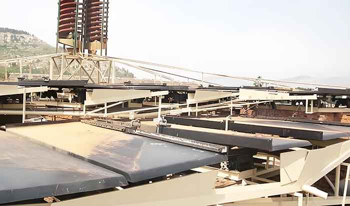 shaking table beneficiation